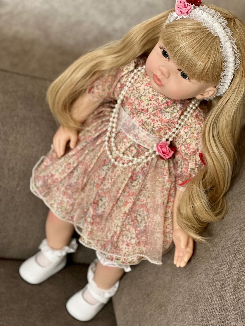 Кукла Реборн мягконабивная 60см в пакете (FA-275)