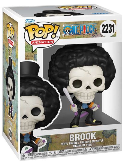 Фигурка Funko POP! Animation One Piece Brook with Soul Solid (2231) 90644 / Фигурка Фанко ПОП! по мотивам вселенной "Ван Пис", Брук