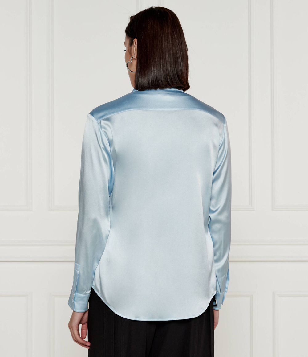 Шелковая рубашка Pinko - голубой(104427 A250)