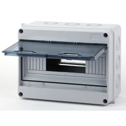 Корпус пластиковый навесной ЭРА SIMPLE КМПн-12 IP65 серый