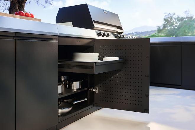 Модуль для хранения Miele Dreams – Store M с полками сталь