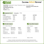 California Gold Nutrition, масло антарктического криля, комплекс фосфолипидов из омега-3 с астаксантином, натуральный вкус клубники и лимона, 120 капсул из рыбьего желатина