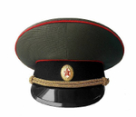 Фуражка повседневная оливковая с черным околышем (СССР)