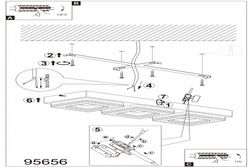 Накладной светильник Eglo Fradelo 95656