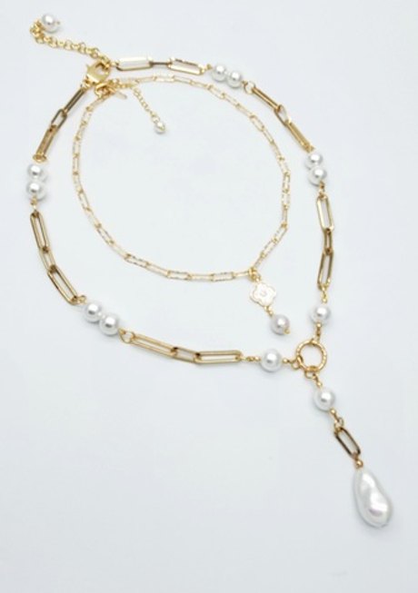 91001100 Колье SELENA PEARLS