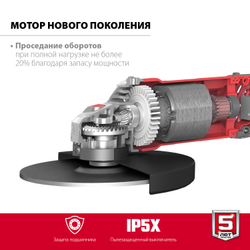ЗУБР 2200 Вт, d230 мм, УШМ (УШМ-230-2205 П)