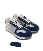 Кожаные кроссовки Emporio Armani - темно-синий(X4X640 XR102)