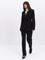 Жакет с отложным воротником