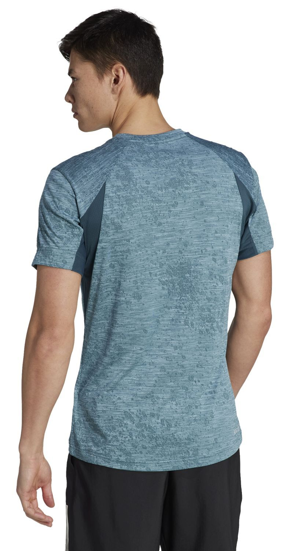 Мужская теннисная футболка Adidas Tennis Freelift T-Shirt - arctic night/light aqua