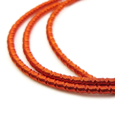 Канитель мягкая, фигурная KAN/LB, 2 мм, матовый, оранжевый