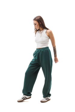 Джоггеры Q2ZA People oversize (зелёный)