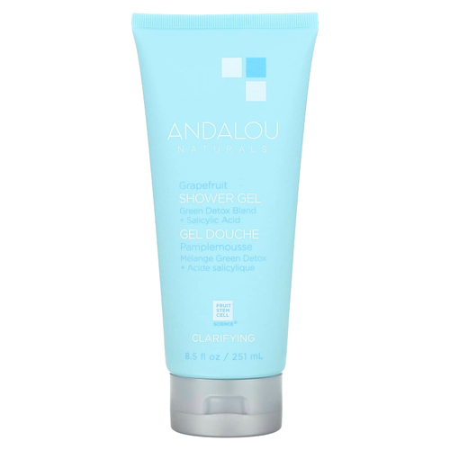 Andalou Naturals, гель для душа с грейпфрутом, очищающий, 251 мл (8,5 жидк. унции)
