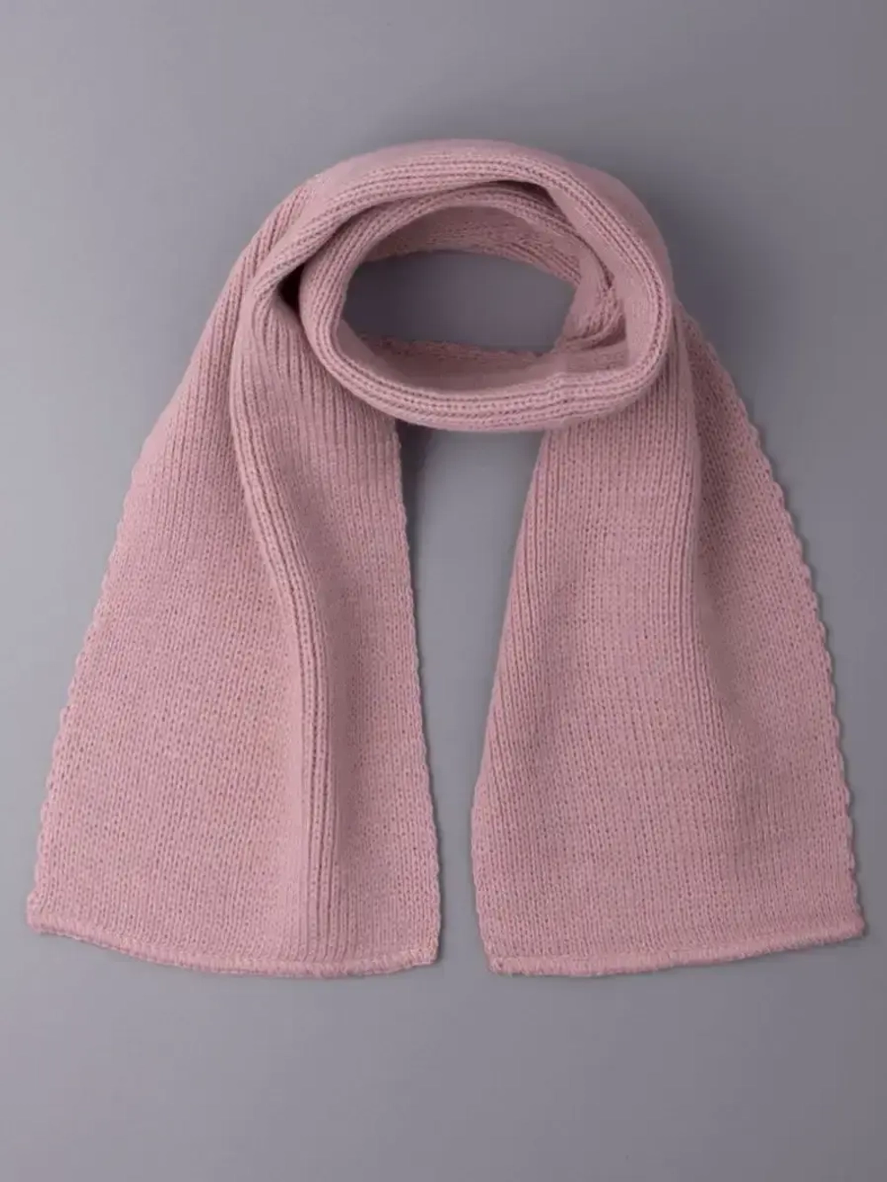 Шарф вязаный демисезонный для девочки