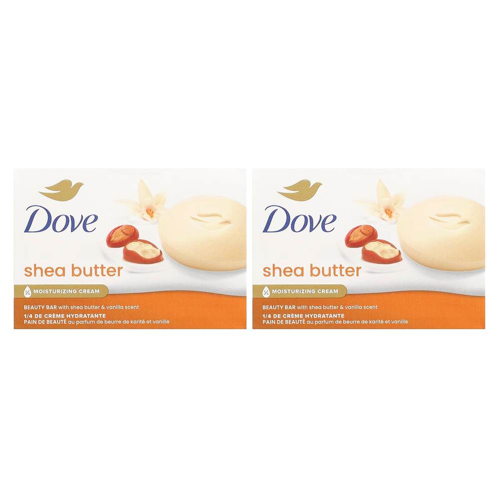 Dove, Мыло для красоты, масло ши и ваниль, 2 шт. по 106 г (3,75 унции)