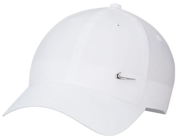 Теннисная кепка Nike Dri-Fit Club Unstructured Metal Swoosh Cap - белый