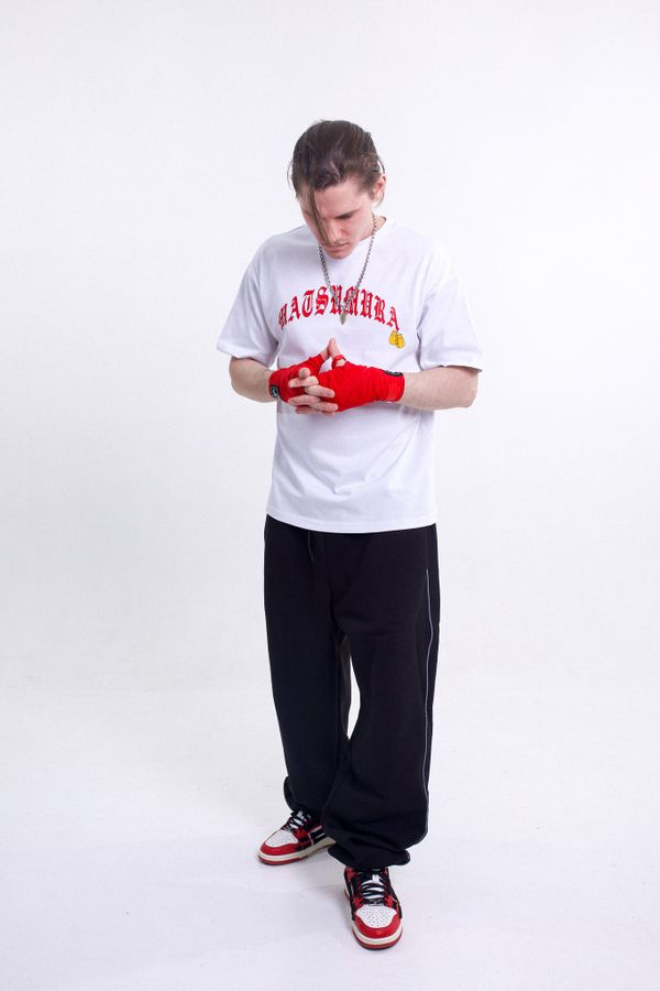 Футболка Baby Oni белая - фото 3