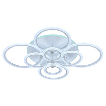 Потолочный светодиодный светильник 212W+15W 3000К-6000К RGB 8076/8 WHT белый Profit Light