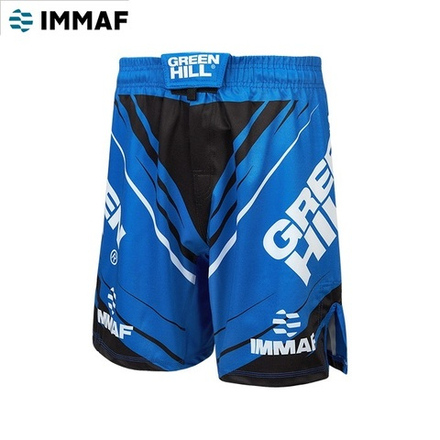 MMI-4022 Шорты MMA SHORT IMMAF approved синие