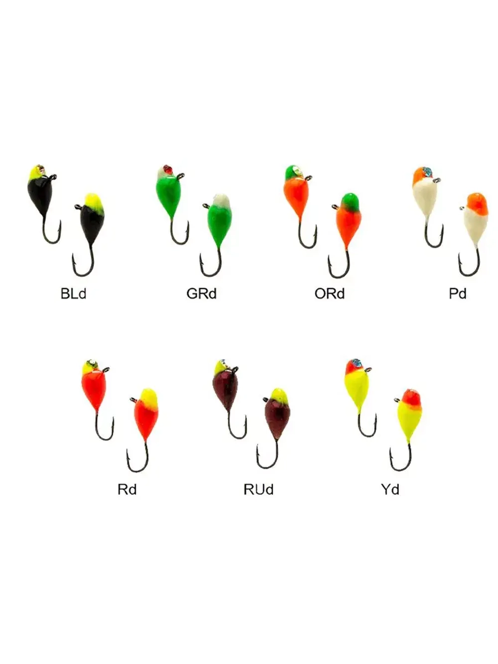 Мормышка вольфрамовая КАПЛЯ С УШКОМ, RUd, 10 шт 0,26 г