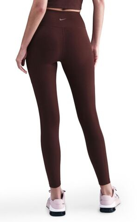 Леггинсы Nike Dri-Fit One 7/8 High-Rise - burgundy crush