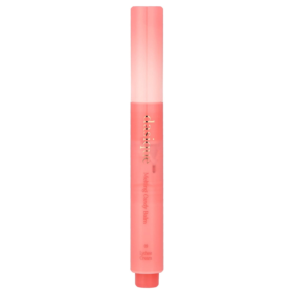 Dasique, Melting Candy Balm, тающий конфетный бальзам, оттенок 09, крем с личи, 1,5 г (0,05 унции)