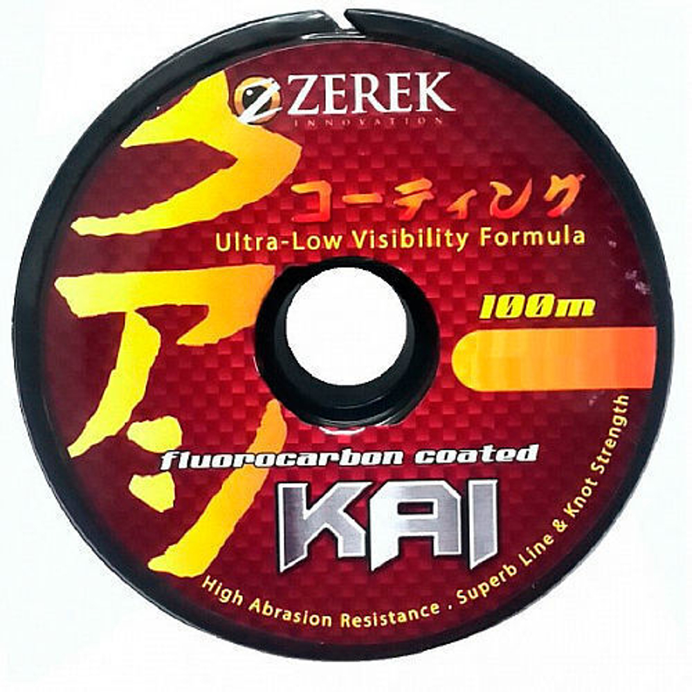 Леска Zerek 0,25mm 100m 9,0кг покрытие флюрокарбоновое