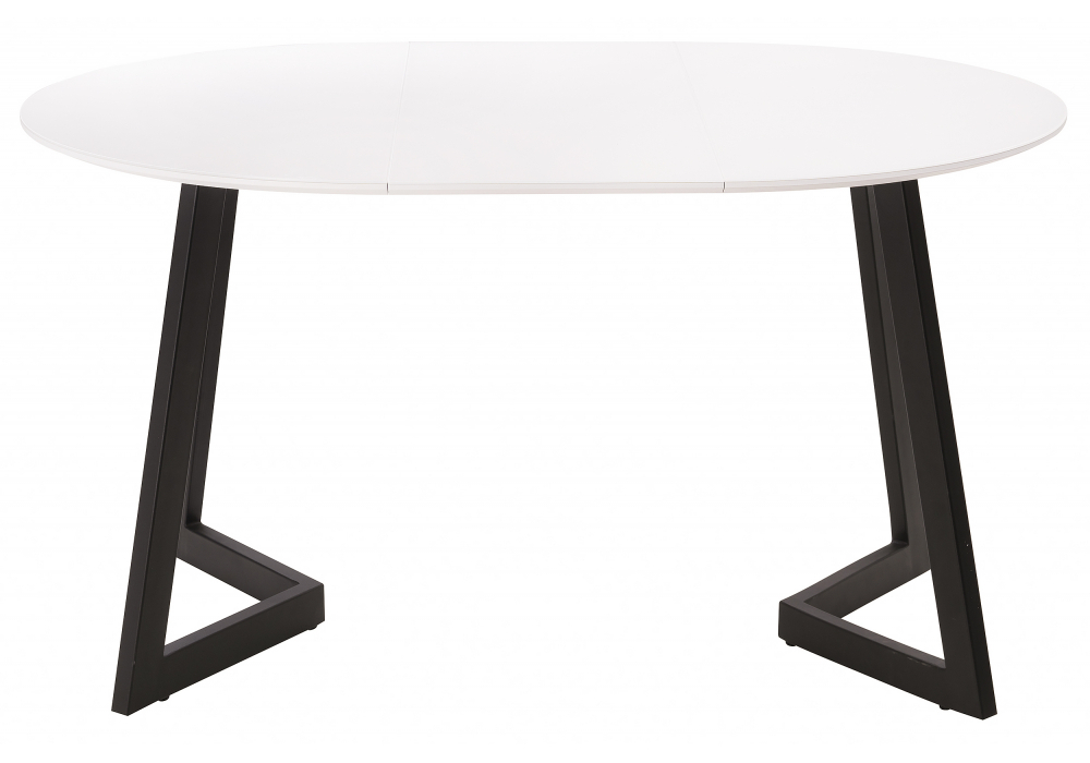 Стол стеклянный Woodville Алингсос белый, белая шагрень