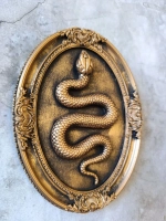 Барельеф на стену из гипса Змея