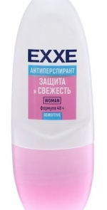 Дезодорант антиперспирант спрей EXXE Sensitive «Защита и свежесть» 50мл ролик
