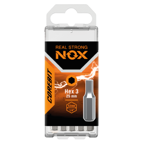 Бита С6,3 Hex3-25, 5 шт бокс COREBIT