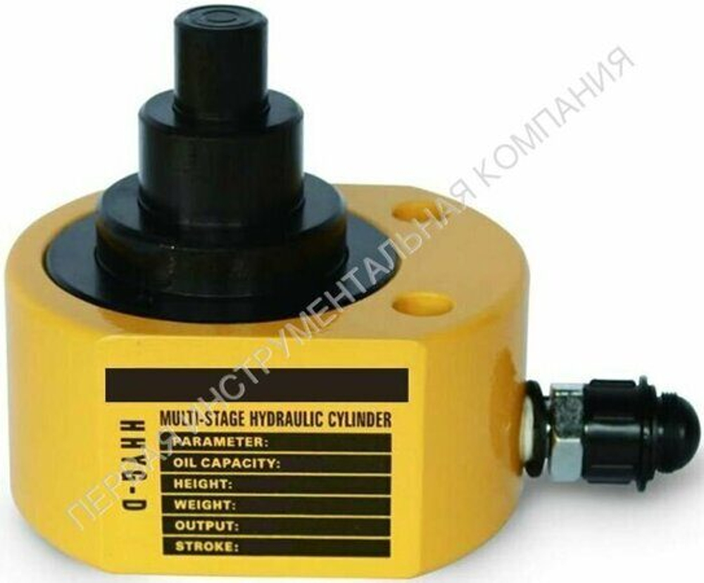 Низкий телескопический домкрат TOR HHYG-100D (ДТ100Г69)