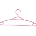 Плечики пластиковые ребристые 4шт «ИДЕЯДОМА», цвет сиреневый, 38*20см (Селфи)