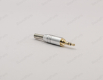 Mini Jack 3,5 mm с наружной резьбой (Серебристый)