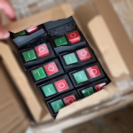 Кнопка электромагнитная сдвоенная "ПУСК-СТОП" YH02-A