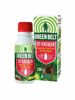 Защита участка от клещей на 45дней, 100 мл, Green Belt