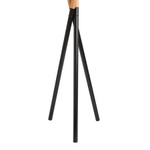 Вешалка напольная amundsen, 172 см, черная/натуральное дерево