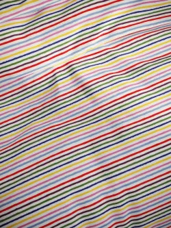 Наволочка комплект 2шт перкаль Сказка "Радужная полоска" 45х45 см на молнии