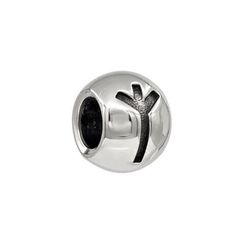 Шарм с руной Альгиз - подвеска из серебра 925 пробы скандинавский оберег