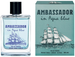 Genty туалетная вода Ambassador in Aqua Blue, 100 мл