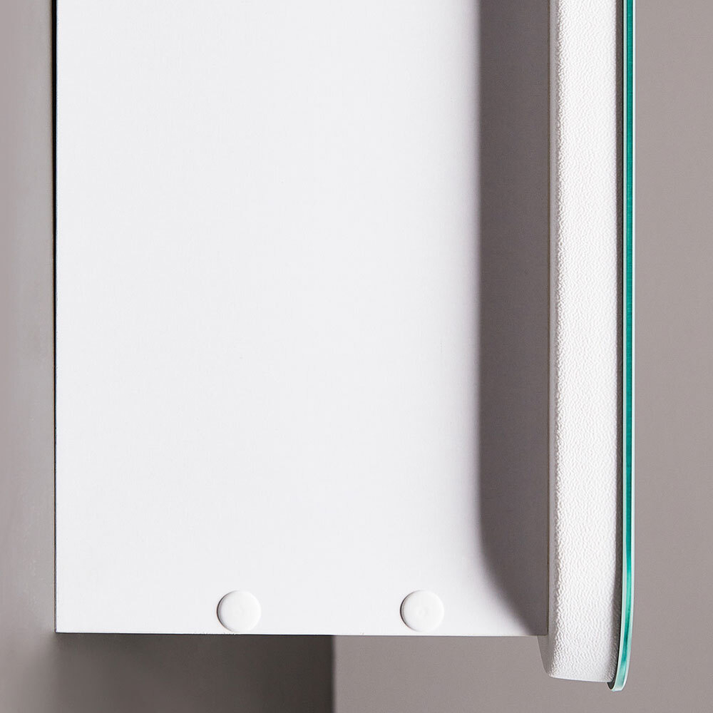 Зеркало-шкаф с подсветкой Джерси flip, 60х80 см (бесконтактный сенсор, белый корпус)