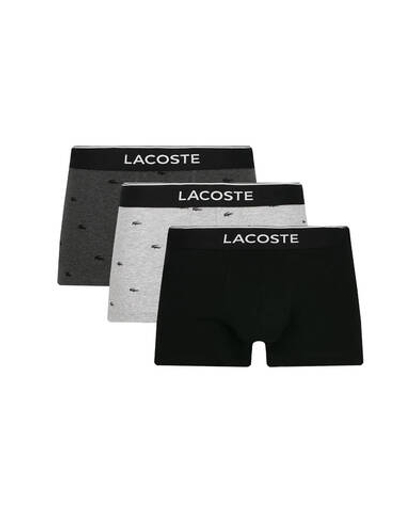 трусики-боксеры 3 шт. Lacoste - графитовый(5H3411)