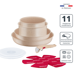Набор посуды для приготовления Tefal Ingenio Delight L7839202, 11 предметов