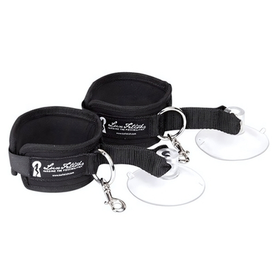 Наручники с присосками Sexy Suction (Цвет: черный)