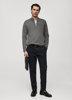 Брюки чинос Barna slim fit из саржи