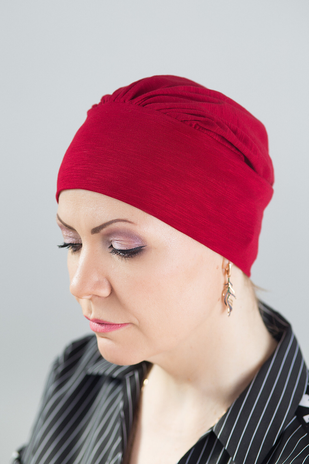 Шапочка тюрбан БЛАНКА HLM25 облегченная, хлопок, Elza Meyger