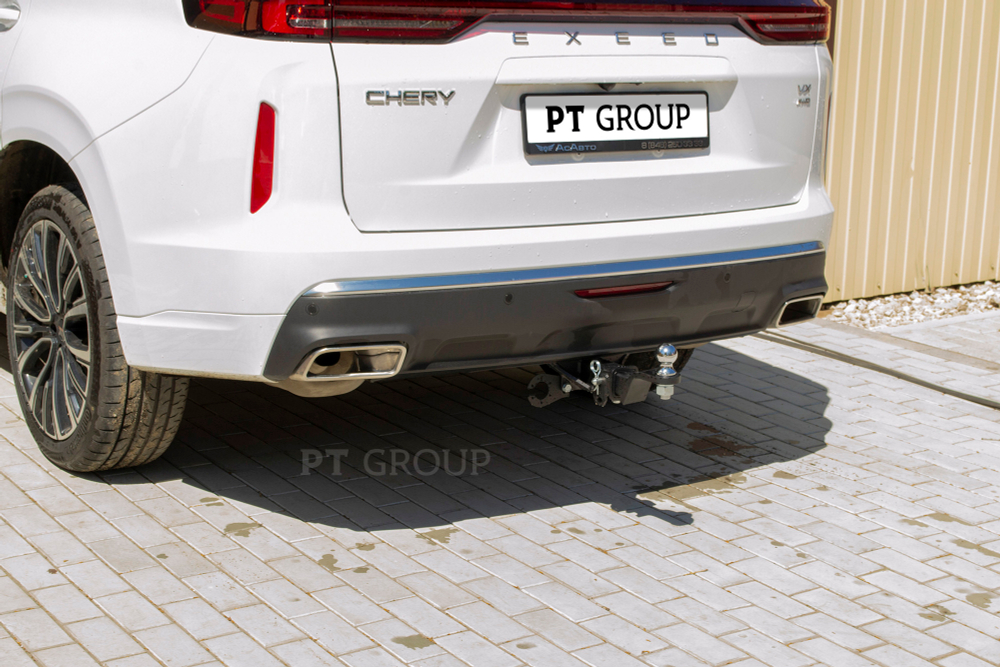Фаркоп Exeed VX 2020- съемное крепление шара под американский квадрат EVX-20-991122.00