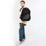 Рюкзак BRAUBERG SOFT, 2 отделения, 3 кармана, "Dark night", СВЕТООТРАЖАЮЩИЙ ПРИНТ, 40х31х15 см, 273119