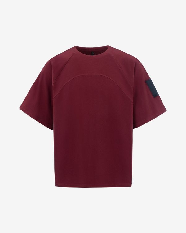 Футболка «Waveform» Raglan Kimono бордовая - фото 1