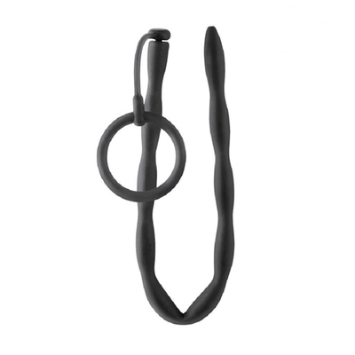 Уретральный стимулятор Sex Expert силиконовый черный 30 см