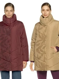 Куртка женская, размер XS, цвет бордовый